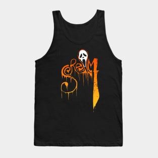 scream VI  (Scream 6) scary horror movie graphic design by ironpalette Tank Top